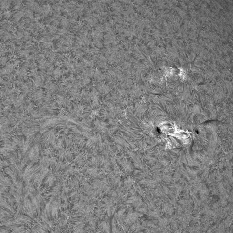 4月11日の太陽②（4058，4055）