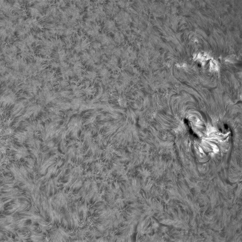 4月12日の太陽①（4058，4055）