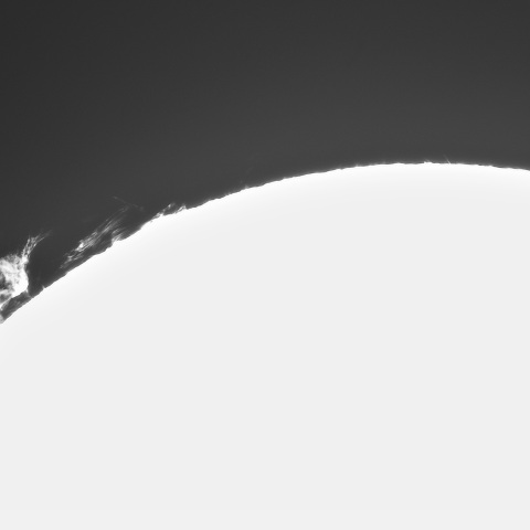 6月27日の太陽②（プロミネンス北西縁）