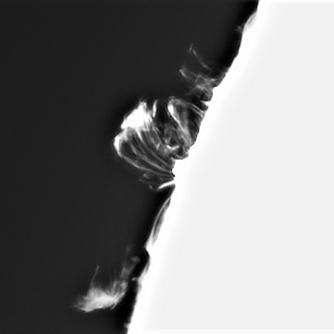 7月8日の太陽①（ポストフレアループ  XL ）