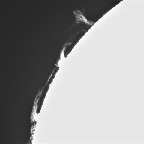 7月22日の太陽➂（プロミネンス北東縁）