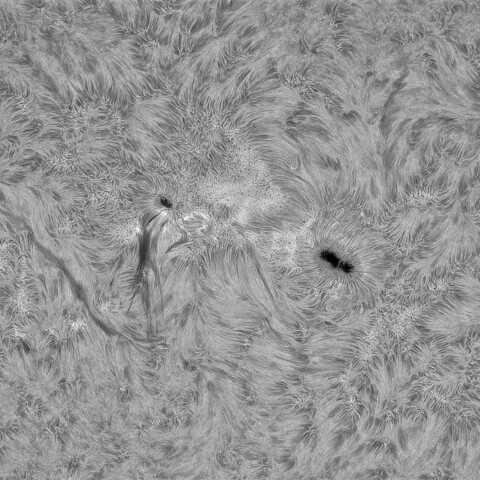 7月25日の太陽①（4149　C7.4フレア）