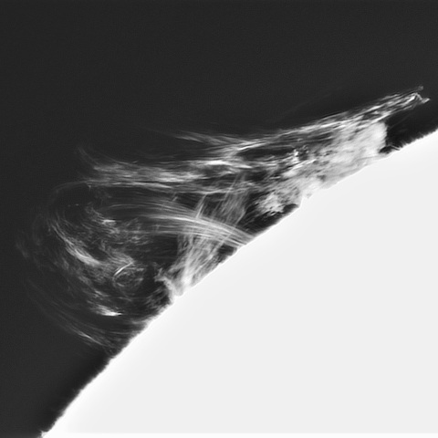 8月19日の太陽⑤（プロミネンス南東縁）