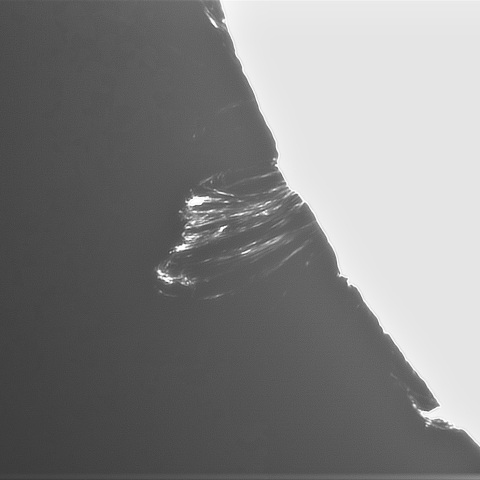 ８月23日の太陽（ポストフレアループXLⅢ　南東縁）