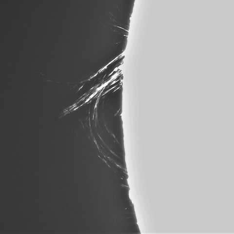 ８月26日の太陽➀（4199　M3.3フレア時の放出現象）