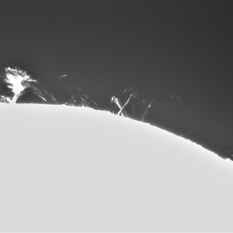 9月7日の太陽➂（南西縁）