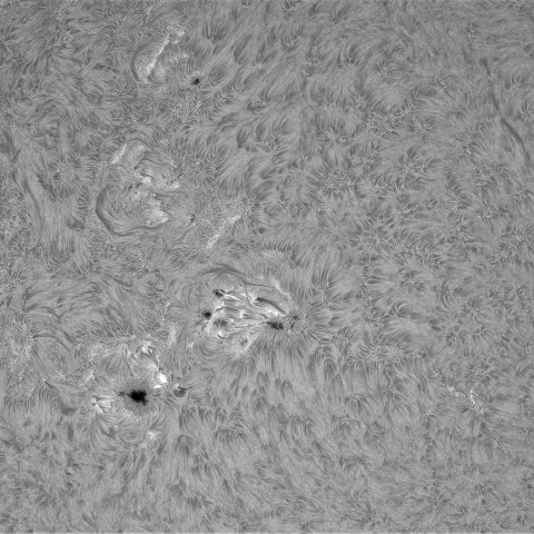 9月30日の太陽①（北東面）