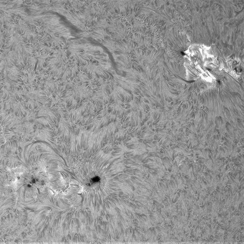 10月15日の太陽➂（4250,4248,4246M4.８フレア）
