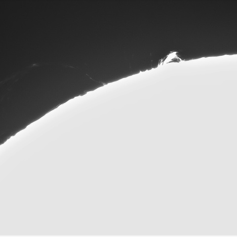 10月15日の太陽②（南東縁）