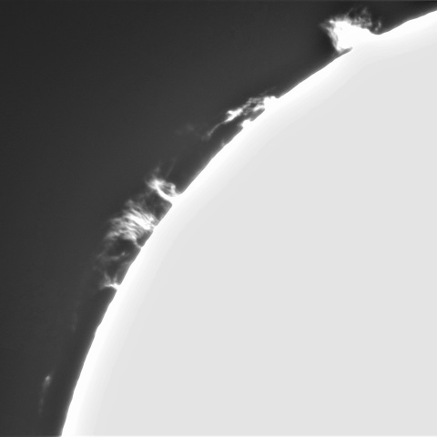 11月16日の太陽➂(プロミネンス北東縁)