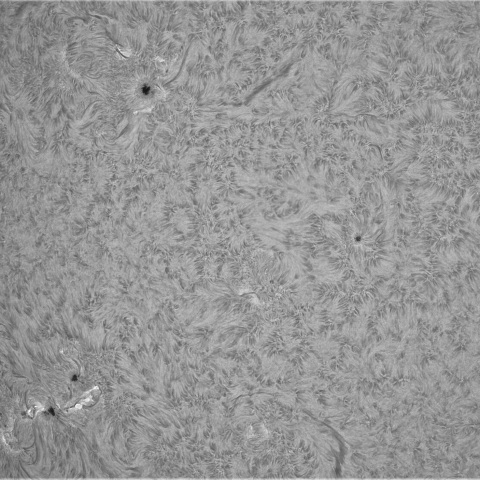 11月24日の太陽①（東面）