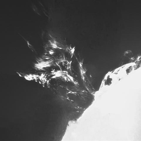 12月1の太陽（X1.9フレア直後の爆発的噴出）