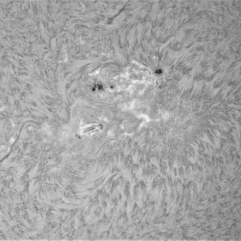 2026年 1月3の太陽①(4325 4323)