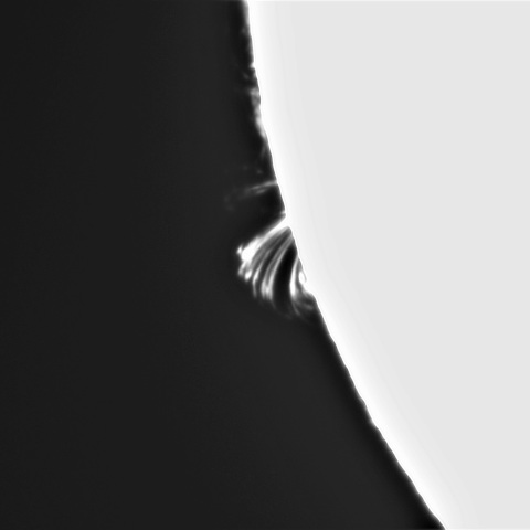 1月12の太陽①（ポストフレアループXL Ⅷ）