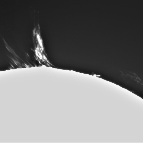 1月17の太陽②（南西縁）