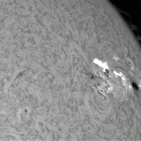 2月9の太陽①（4366 M2.8フレア）