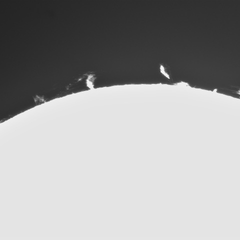 2月15の太陽①(プロミネンス西縁)