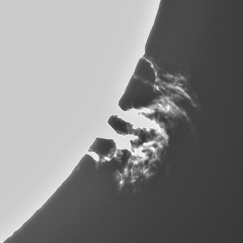 2月19の太陽②（プロミネンス南西縁）