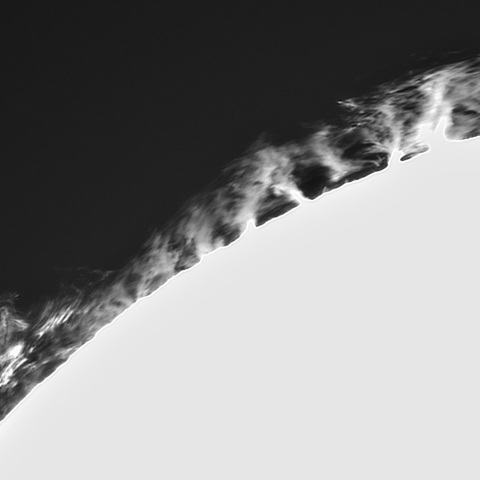 2月21の太陽②(プロミネンス南東縁)