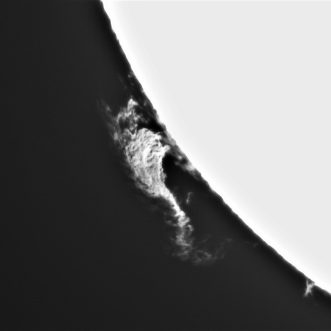 3月16日の太陽②(プロミネンス北西縁)
