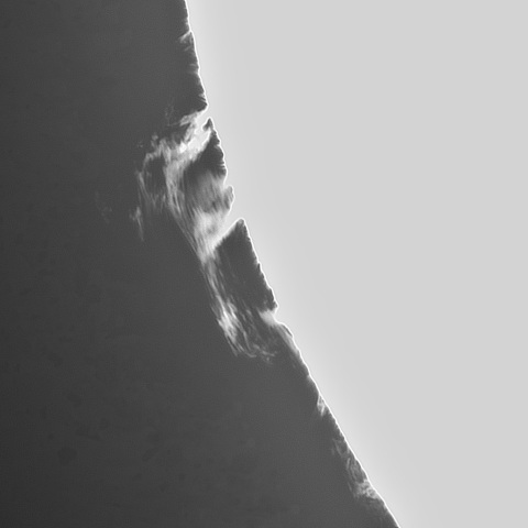 4月14日の太陽①（プロミネンス南東縁）