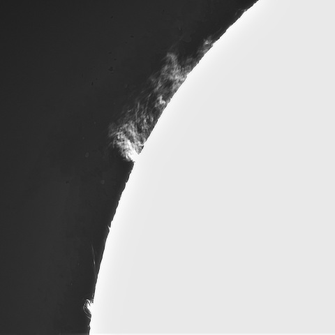 6月8日の太陽①（プロミネンス北東縁 ）