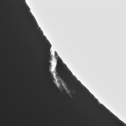 10月10日の太陽①（プロミネンス南東縁）