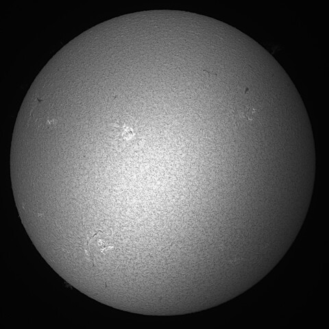 9月23日の太陽①（全正面）
