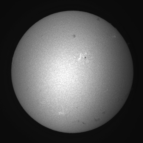 10月11日の太陽①（全正面）