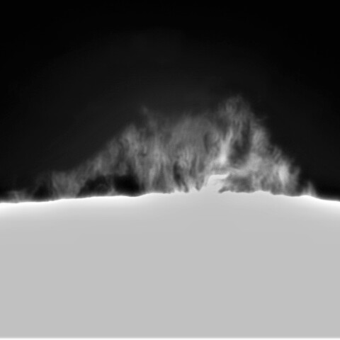 10月24日の太陽④（プロミネンス）