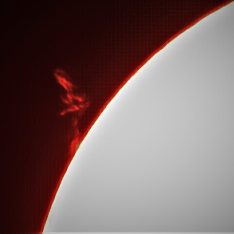 10月30の太陽③（プロミネンス13：48）