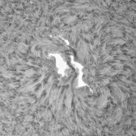 11月02日の太陽③（2891フレア　12：22）