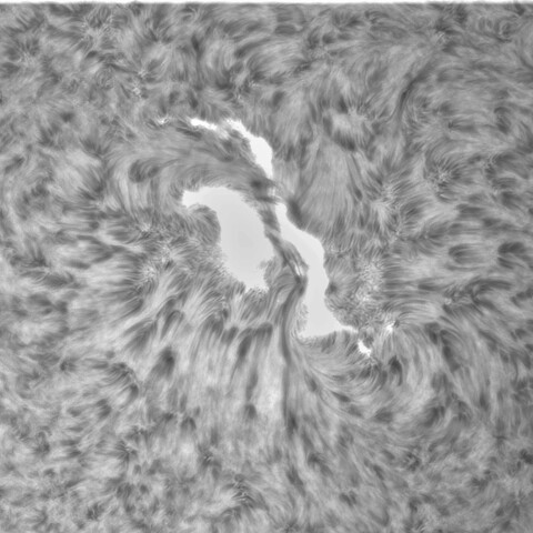 11月02日の太陽②（2891フレア　12：00）