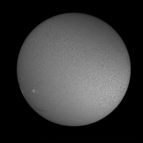 1月５日の太陽①（全正面）