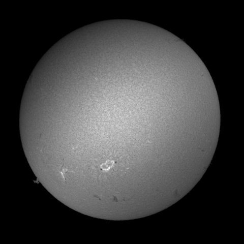 1月8日の太陽①（全正面）