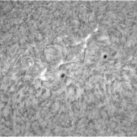 2月25日の太陽②（2955，2954）