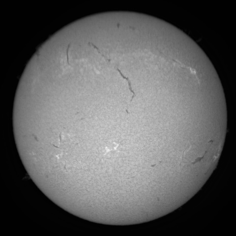 4月9日の太陽①（前正面）