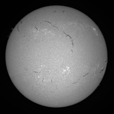 4月10日の太陽①（前正面）