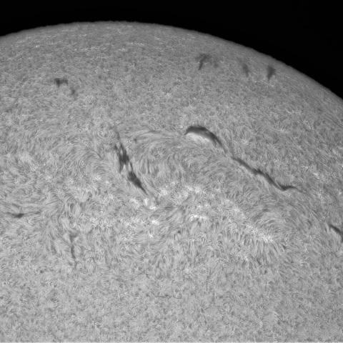 4月12日の太陽②（北半球フィラメント）