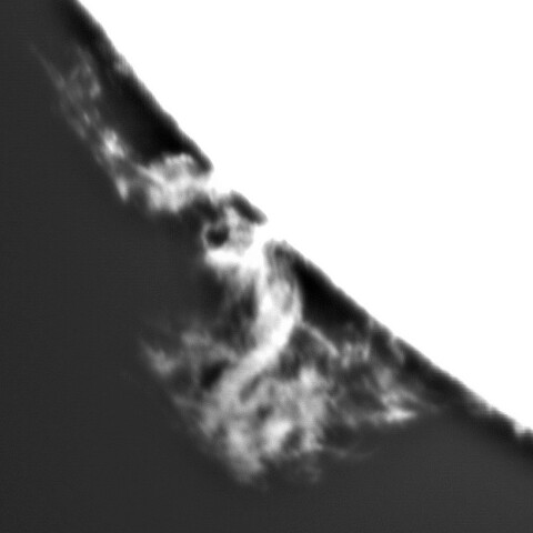 4月28日の太陽③（プロミネンス）