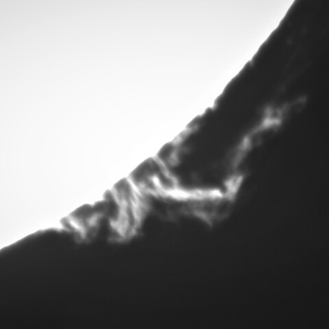 5月10日の太陽④（プロミネンス）