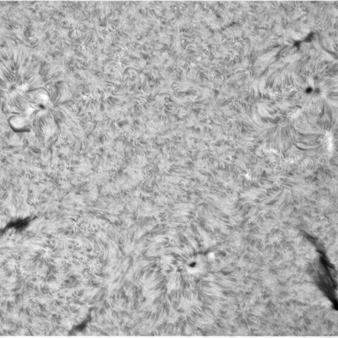 6月 2日の太陽⓶（3027，3024，3023 ）
