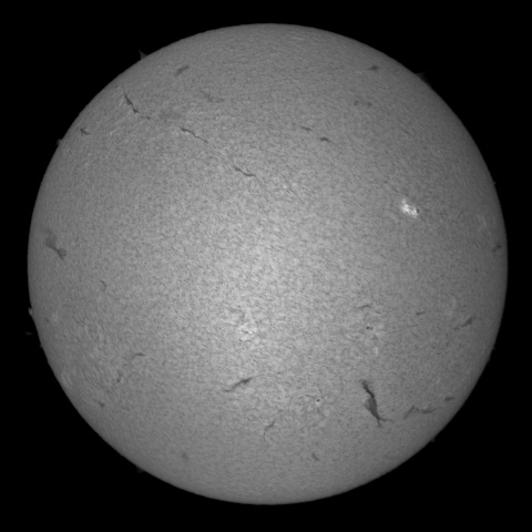 6月 2日の太陽①（前正面 ）