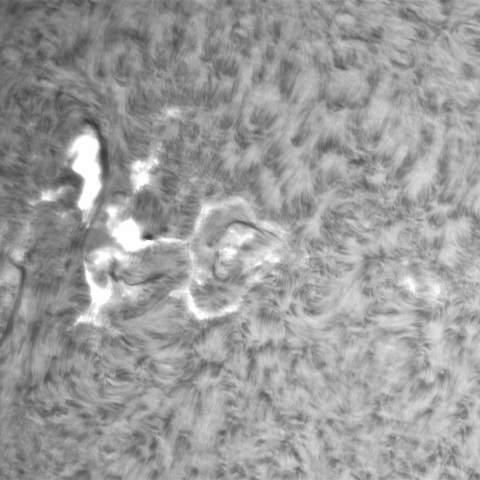 6月13日の太陽⓶（3033,3032フレア, 3030）