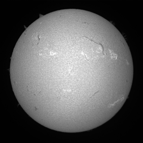 6月19日の太陽①（前正面）