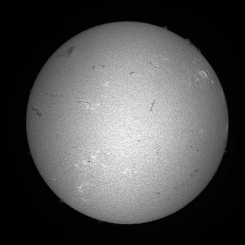 6月25日の太陽①（前正面）