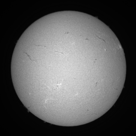 6月26日の太陽①（前正面）