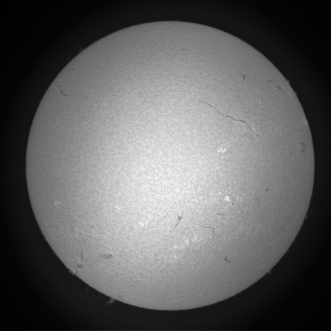 6月29日の太陽①（前正面）