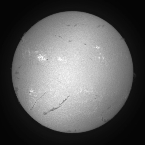 7月9日の太陽①（前正面）