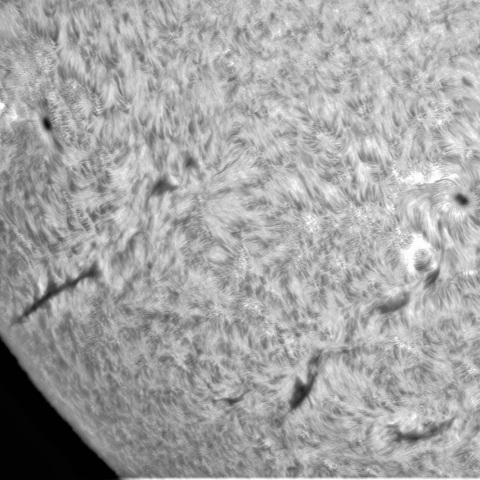 8月7日の太陽①（3074，3071） 